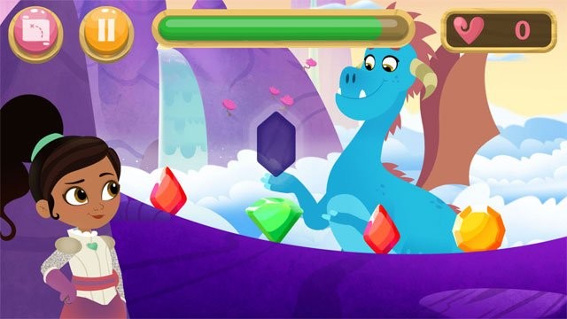 Đặt các viên ngọc vào vị trí đúng với hình dạng của nó