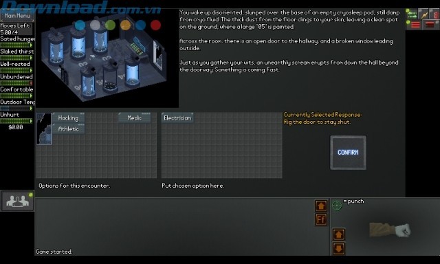 Người chơi phải chống chọi với nhiều khó khăn khác nhau