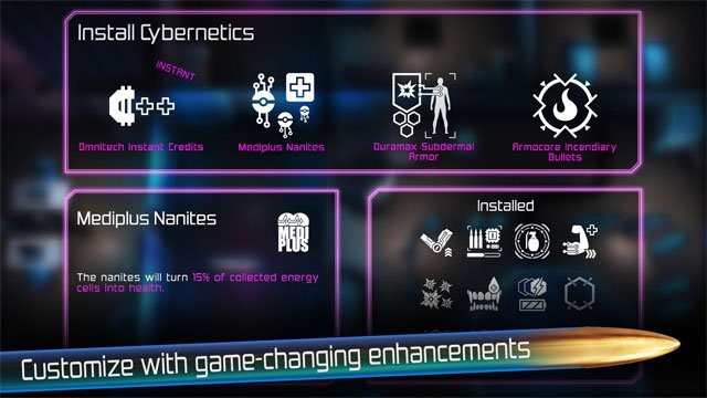 Tùy chỉnh với các nâng cấp luôn thay đổi trong game