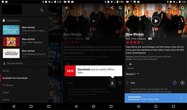 Netflix cho phép tải nội dung để xem ngoại tuyến