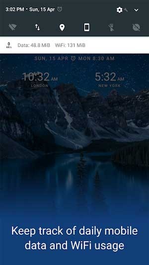 Theo dõi mức sử dụng dữ liệu và WiFi