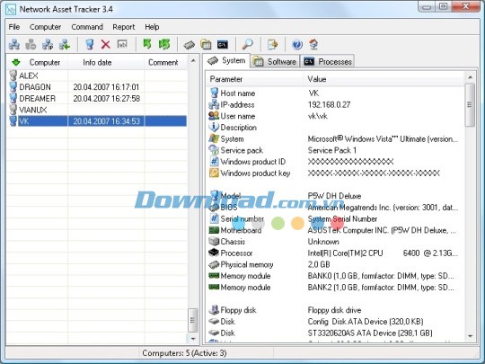 Network Asset Tracker