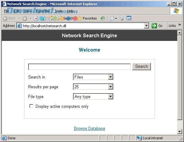 Network Search Engine