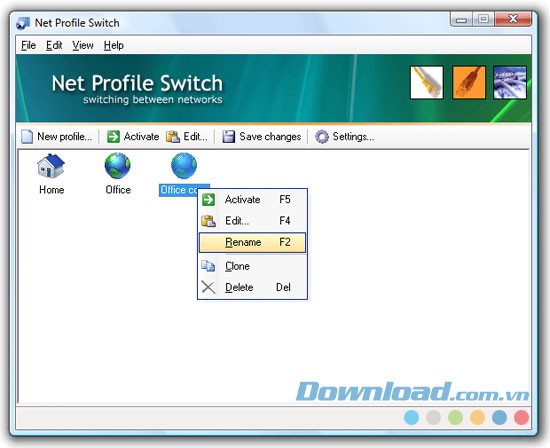 Network Switcher