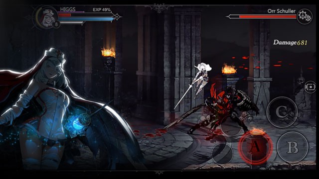 Chiến đấu với kẻ thù trong game hành động cổ điển Never Gone