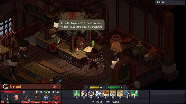 Never's End game có nhiều điểm dừng chân thú vị và ấm cúng