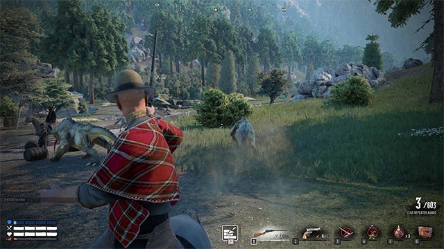 Săn thú hoang để kiếm thức ăn và da