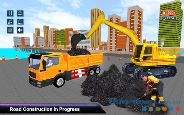 Game xây dựng cầu đường cực hay New Road Builder City Construction 3D cho Android