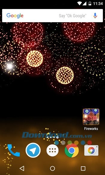 Hình nền động pháo hoa