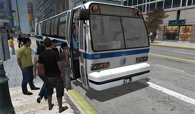 Đón trả khách đi xe bus