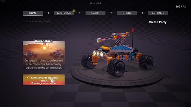 Mở khóa các bộ phận và nâng cấp chiếc xe Sport Rover ngày càng mạnh mẽ hơn