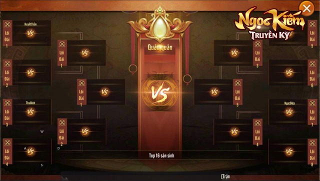 Cuộc chiến tổ đội Liên server