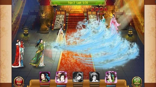 Sức mạnh của mỹ nữ trong Ngôi Sao Hoàng Cung 360mobi cho iOS