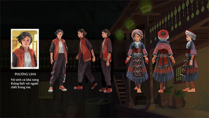 Nhân vật chính Phương Linh sở hữu khả năng nói chuyện với người chết