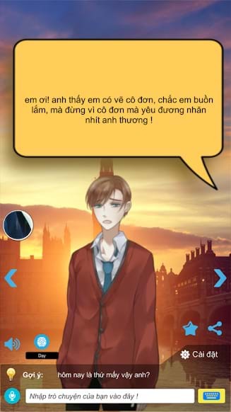 Chat, trò chuyện cùng Người Yêu Ảo