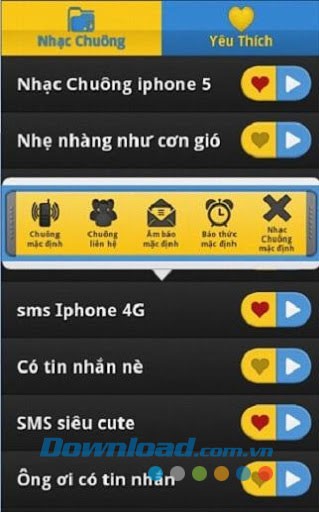 Nhạc chuông tin nhắn for Android