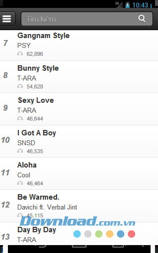 Nhạc Hàn Quốc for Android