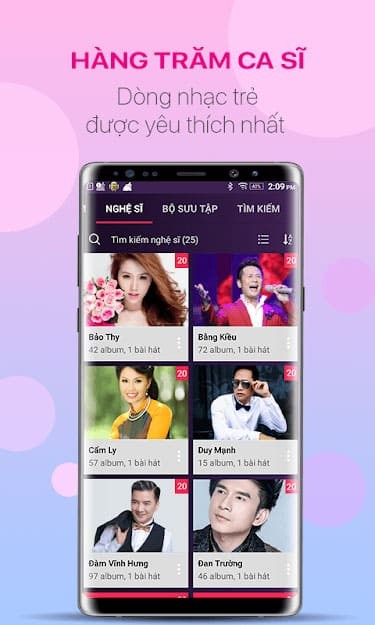 Danh sách nhạc đa dạng