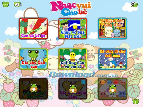 Nhạc vui cho bé cho iPad