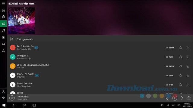 Nghe nhạc miễn phí