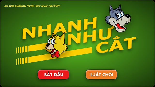Giao diện game Nhanh Như Cắt