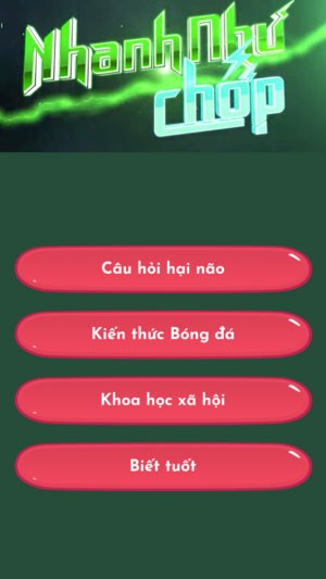 Câu đố hại não trong Nhanh Như Chớp