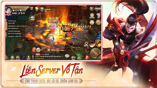 Chiến đấu Liên server trong Nhất Kiếm Đoạn Tình