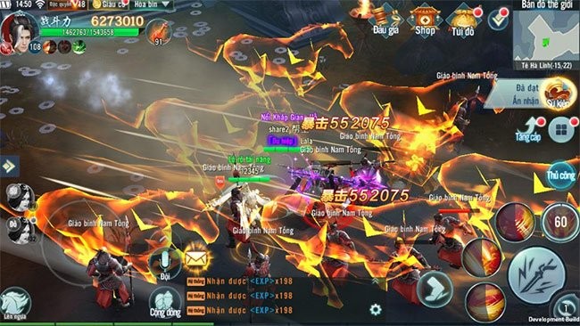 Hiệu ứng hình ảnh vô cùng đẹp mắt game kiếm hiệp Nhất Kiếm Giang Hồ