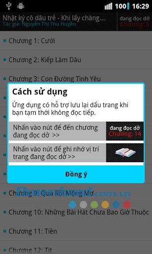 Nhật ký cô dâu trẻ for Android