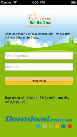Nhật ký mặt trời bé thơ for iOS
