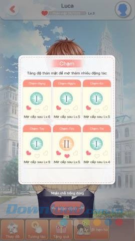 Chạm vào túi đồ