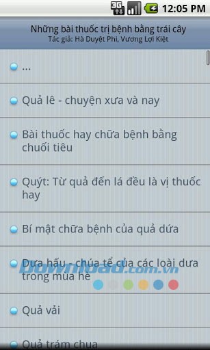 Nhung bai thuoc tri benh for Android