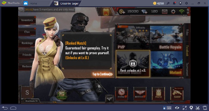 Khi đã mở khóa các trận đấu xếp hạng, hãy tập trung chơi ở đó để thu thập điểm kinh nghiệm