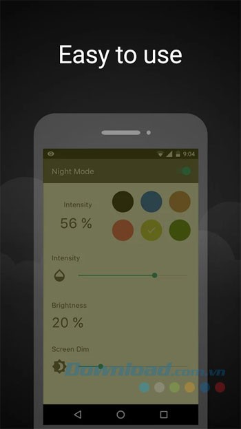 Giảm độ sáng màn hình