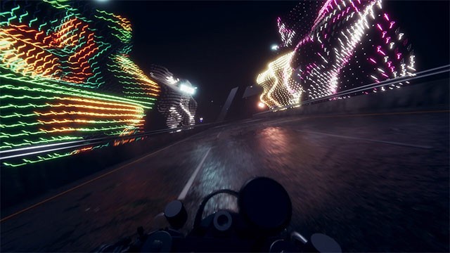 Night Run là game đua xe xuyên màn đêm giữa thành phố tương lai rực rỡ ánh sáng