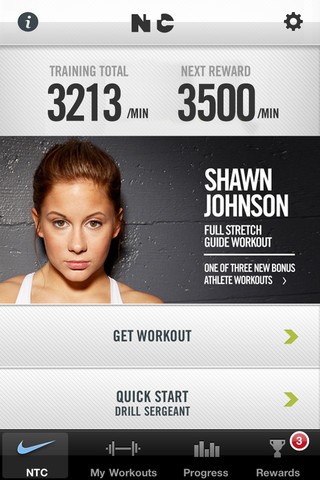 Nike Training Club for iPhone