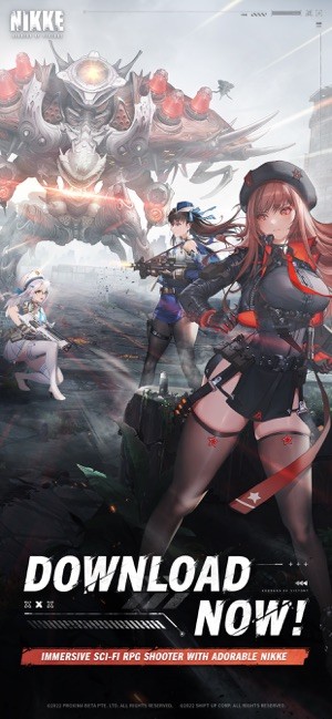 NIKKE cho bạn chiến đấu cùng dàn nữ chiến binh robot đa dạng