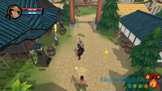 Gặp gỡ nhiều nhân vật trong game hành động phiêu lưu nhập vai mới Ninja Avenger Dragon Blade cho máy tính