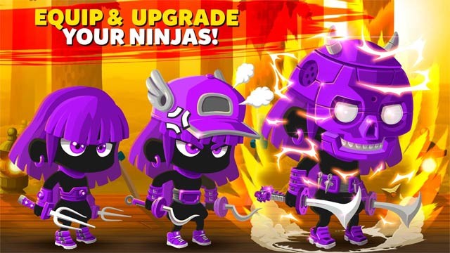 Trang bị và nâng cấp ninja