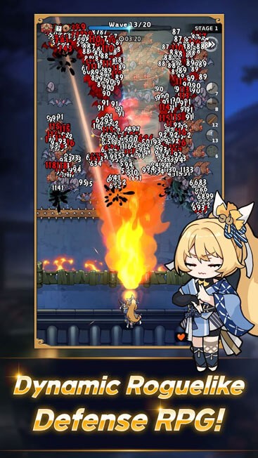 Game nhập vai phòng thủ roguelike