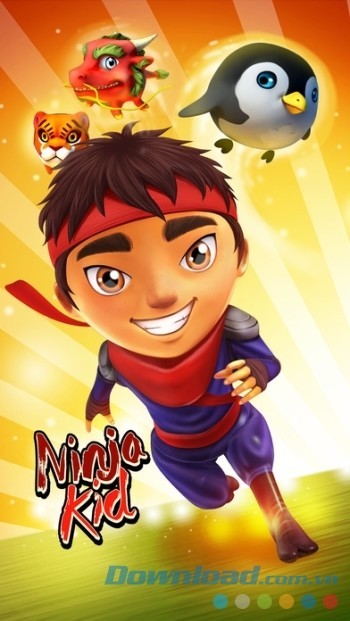 Game hành động Endless Run - Ninja Kid Run