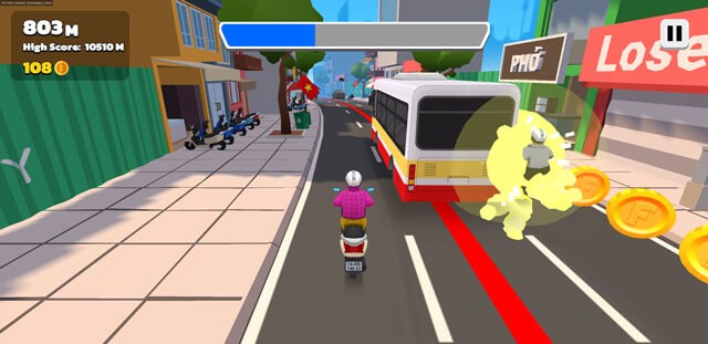 Luồn lách trên đường phố Việt Nam