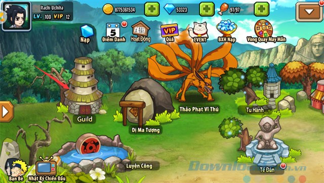 Giao diện game Ninja LEAD