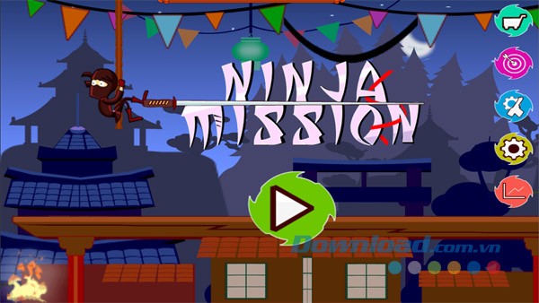 Ninja Mission - game Ninja phong cách