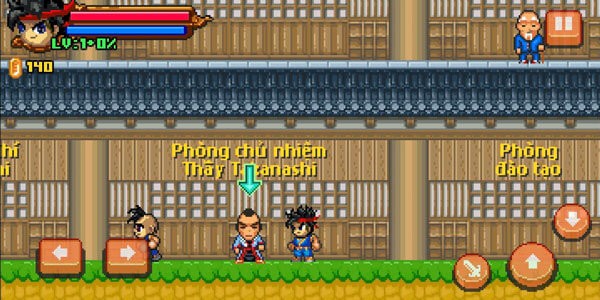 Đồ họa pixel 2D với tạo hình nhân vật chibi quen thuộc