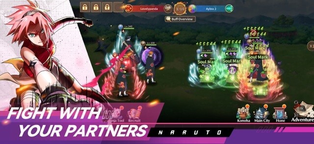 Chiến đấu bên cạnh đồng đội của mình trong trận chiến ninja khốc liệt trong game Ninja Storm: Coalition War