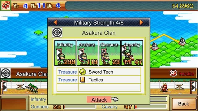 Bạn có thể chi tiền để tăng cường sức mạnh cho binh lính