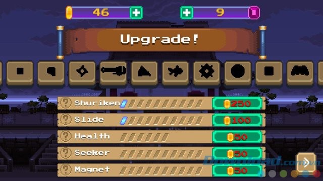 Nâng cấp nhân vật