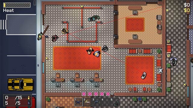 Vượt qua hệ thống camera chống trộm và bảo vệ để thực hiện phi vụ cướp hoàn hảo