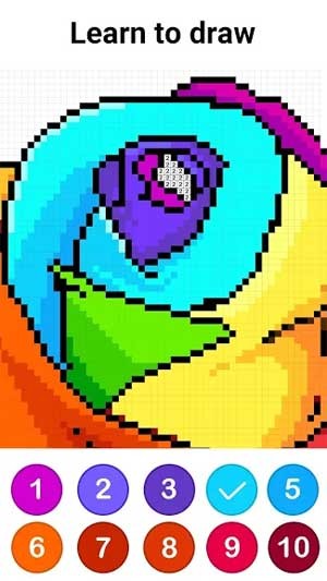 No.Draw giúp thực hành kỹ năng tô màu